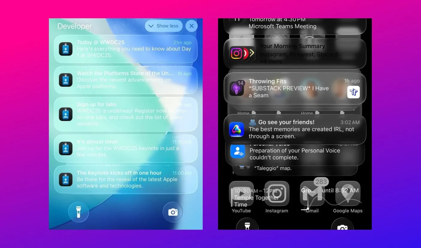 Liquid Glass Readability Issue